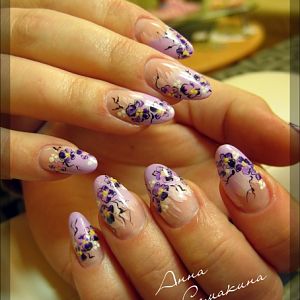 Фиолетовые цветули