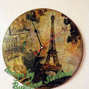 Часы "мечты о Париже" )